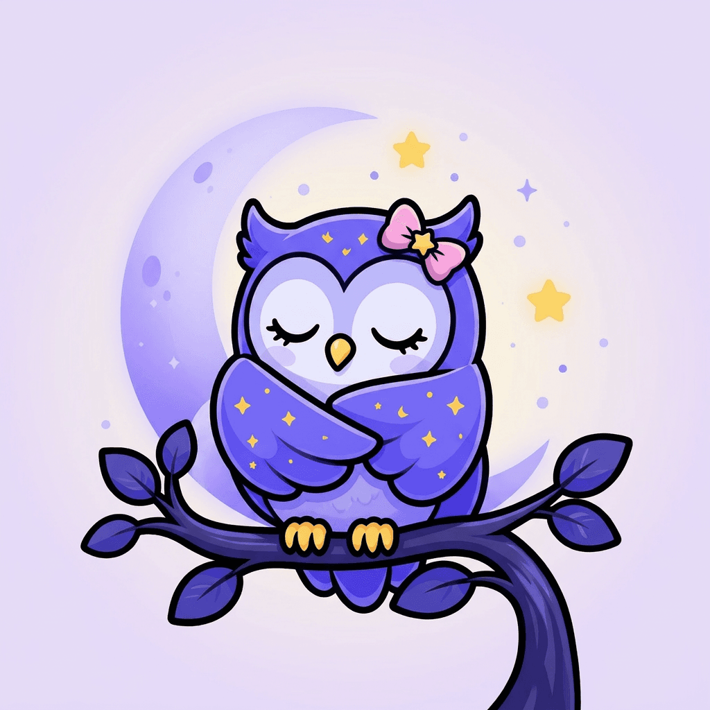 Lullaby Luna, our gentle owl